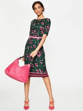 Boden fleur fitted dress